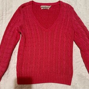 Vintage pink Tommy Hilfiger sweater. Medium